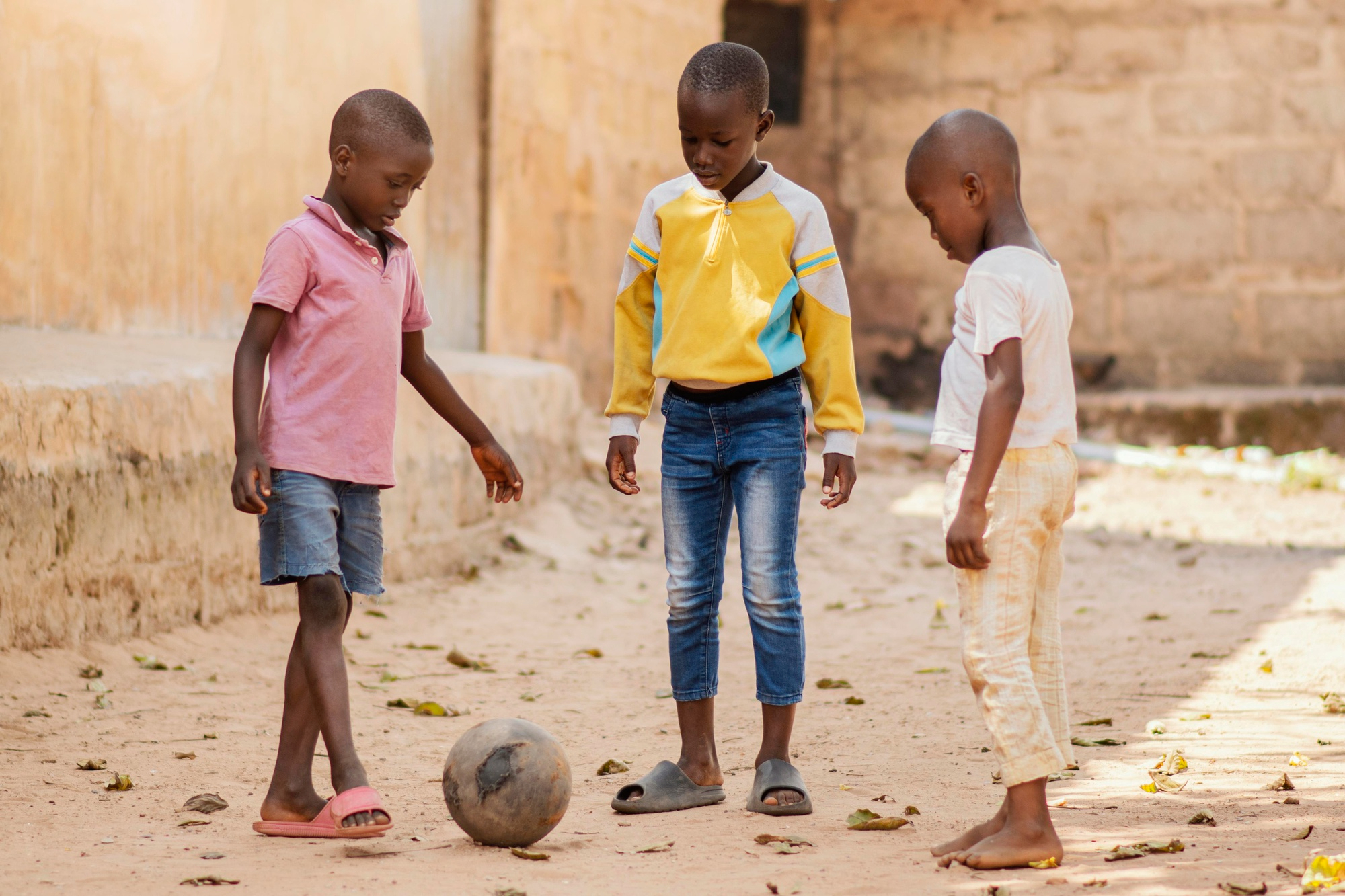 Children in the Drop N' Pick Initiative